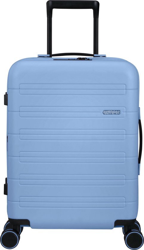 American Tourister American Tourister Novastream Spinner 55 Exp pastel blue Harde Koffer Blauw