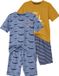 Vertbaudet Set van 2 pyjama's voor jongens met walvissen