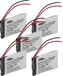Jabra 5x Batterie Compatible Avec Jabra Pro 923 920, 935, 930, 900 Casque Audio, Écouteurs Sans Fil (250mah, 3,7v, Li-polymère)