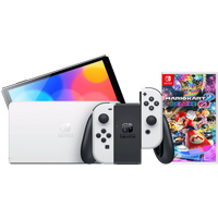 Nintendo Switch OLED Wit + Mario Kart 8 Deluxe