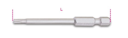 Beta 862TX-L 07 Bits voor Torx® schroeven | 5 stuks