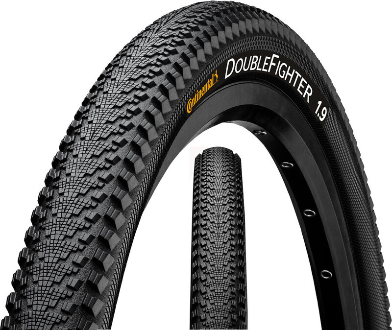 Continental Continental Double Fighter III Clincher band 29x2.00", zwart