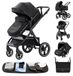 StarTech Combine kinderwagen 3-in-1 - Model X1 - Opvouwbaar - Geschikt voor pasgeborenen en kinderen van 0-3 jaar - Compatibel met autostoeltjes - Draagvermogen meer dan 20 kg - Volledig zwart
