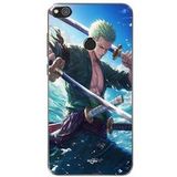 Maniacase Hoesje voor Huawei P8 Lite 2017 One Piece Roronoa Zoro zwaard manga anime