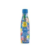 Cool Bottles Thermosfles van roestvrij staal, 500 ml, koude dranken 36 uur en 18 uur warm, 3D-printafwerking, BPA-vrij
