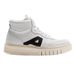 Art 1778 Belleville Baskets en cuir blanc
