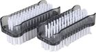 Urban Living Set de 2 brosses à ongles - plastique - gris
