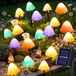 Guirlande lumineuse solaire, 5 mètres, 20 LED, étanche, pour le jardin