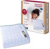 Inventum HN197VB Elektrische Deken - 1 Persoons - 160x80cm - Blauw/Wit - Fleece & Katoen