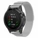 By Qubix - Milanese bandje - Zilver - 22mm Quickfit - Geschikt voor Garmin Fenix 9 / 9 Pro (47mm)