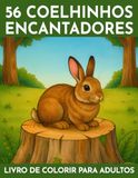 56 Coelhinhos Encantadores: O livro de colorir com coelhinhos para adultos