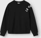 NAME IT - NKFODIKA LS RLX SWEAT BRU BF - Meisjes - Zwarte Sweater - Maat 134/140