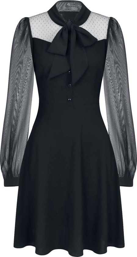 Hell Bunny Darcia Mid Dames Midi-jurk - zwart - M