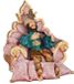Luville Efteling - Pasja Rose/Vert/Or/Violet/Brun Tissu/Résine Figurines