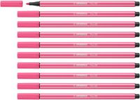 STABILO Premium viltstift Pen 68 10 Stuks Roze