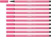 STABILO Premium viltstift Pen 68 10 Stuks Roze
