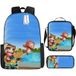 SZSMART MODEL Mini World Ensemble de trois pièces pour sac à dos