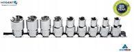 Högert Torx Dopsleutelset 9 Delig 1/2" E10-E24 CrV Staal