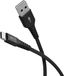 goobay USB-A naar USB-C 60W / 0,5 m/flexibele textielkabel / 480 Mbits oplaadkabel USB C/Supersoft/Samsung, Xiaomi, Google, Nothing Phone USB A naar C kabel/stoffen kabel/zwart / 74525