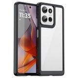 Motorola Coque Hybride Motorola Moto G75 Antichoc - Noire