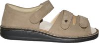Finn Comfort Baltrum H Beige Maat 41 Wandelsandalen Heren Nubuck Klittenband