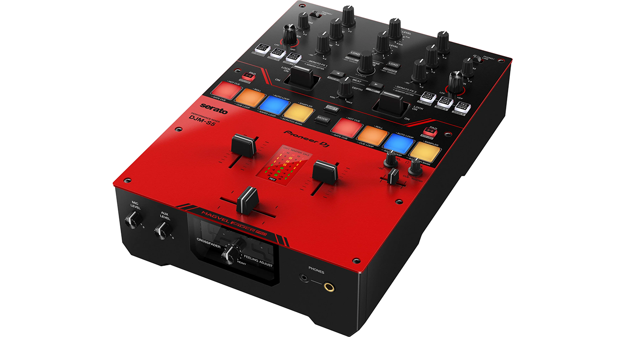 Pioneer DJM-S5 - 2-kanaals scratch-style DJ-mixer voor Serato DJ Pro
