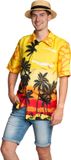 Partychimp Hawaii Blouse Mannen Paradise Carnavalskleding Heren Foute Party Verkleedkleren Volwassenen Hawaii Shirt Heren Tropische Outfit Toppers 2026 Summer is Magic - Polyester - Geel - Maat S/M