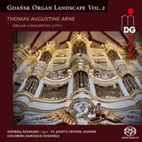 Outhere Mdg Andrzej Mikolaj Szadejko, Goldberg Baroque Ensemble - Arne: Gdansk Organ Landscape Vol.2 (SACD)