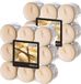 Conpax Candles Bougies parfumées - 36x - Arôme vanille - 4,5 heures de combustion