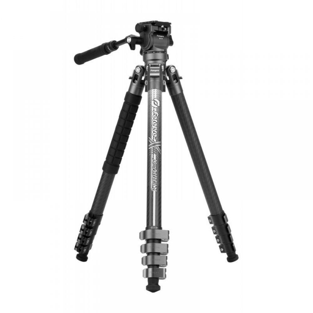 Fotopro X-Airfly Video Carbon Tripod - Grijs