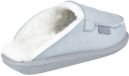 Vanuba Awassi - Pantoufles pour femme - Gris - Doublure en laine - Cuir