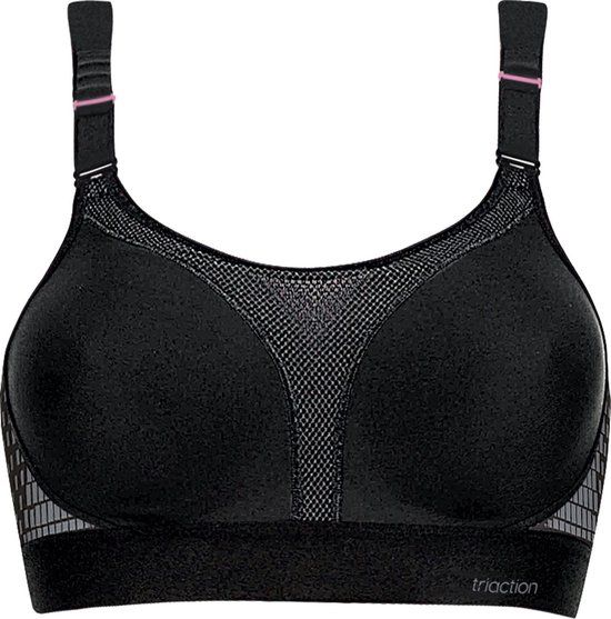 Triumph Triaction Extreme Lite N EX Sportbeha - 80C - Zwart