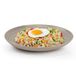 Plasticforte Rond bord/camping bord - D20 cm - taupe - kunststof - onbreekbaar - servies
