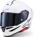 Alpinestars Casque S-R7 Blanc Uni Brillant