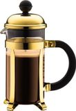 Bodum CHAMBORD® French Press Cafetière, 3 kops, 0.35 l, rvs, Goud