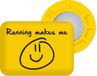 BIBBITS PROM'ES bv Bibbits hardloopmagneten | Running makes me smile yellow