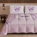 Couette d'hiver, 170x260 cm, nœuds lilas, microfibre, polyester