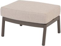 4 Seasons Outdoor AVH Outdoor Tuinmeubelen Barolo voetbank terre Taste 4SO Aluminium Bruin / Terre Rechthoek Gestoffeerd Modern Voor buiten 65 x 52 x 43 cm