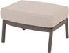 4 Seasons Outdoor AVH Outdoor Tuinmeubelen Barolo voetbank terre Taste 4SO Aluminium Bruin / Terre Rechthoek Gestoffeerd Modern Voor buiten 65 x 52 x 43 cm