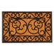 Esschert Design RB21 Rubberen Mat Binnen/Buiten Ovaal Zwart, Bruin