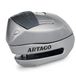 Artago 24S.6M Motorfiets Remschijf slot alarm 120 dB waarschuwing Smart, ø 6 mm, metallic, universele moto scooter fiets