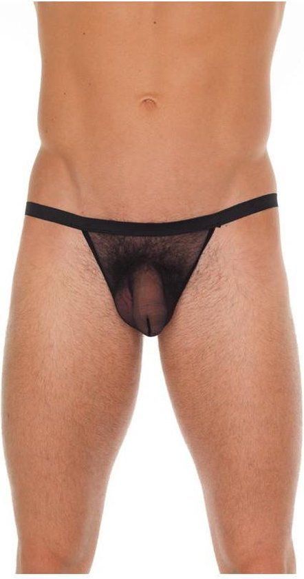 Rimba Amorable - Zwarte Transparante Herenstring