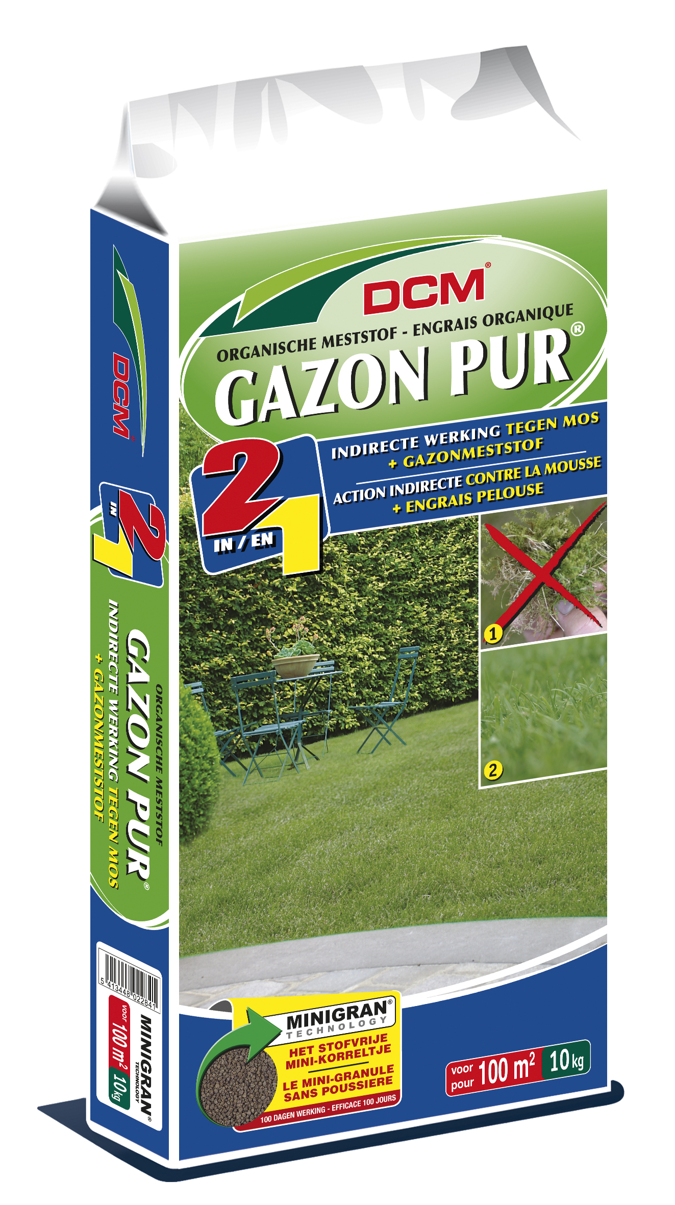 DCM gazon-pur bemesting met anti-moswerking 10kg