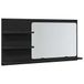 vidaXL Armoire de salle de bain 90x11x45 cm bois traité chêne noir