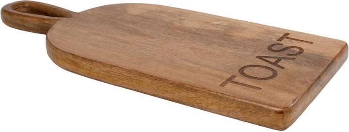 Gifts Amsterdam plank "Toast" 43 x 18 cm hout naturel