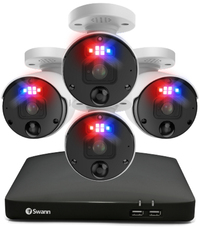 Swann 8 Channel 4K Master Series Wired Security System with 4 Cameras, 2TB HDD, and Night Vision