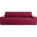 ECOMMERC3 Bi-elastische bankovertrek, ademend, maat 4-zits, precies passend, antislip, bordeaux