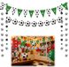 Merkloos / Sans marque BeiJingLiangPinJiaZuoKeJiWenHuaFaZhanYouXianGongSi Voetbalfeestdecoratieset banner, vlaggetjesslingers, voetbalmotief, feestdecoratie voor verjaardag, sportevenement