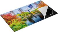 Chefcare Inductie Beschermer Kleurrijke Central Park tijdens de Herfst - 95x55 cm