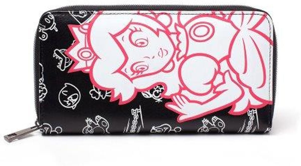 Difuzed - Bioworld Europe Nintendo Peach Allaround Zipper Bifold Girls Wallet - 8718526543025